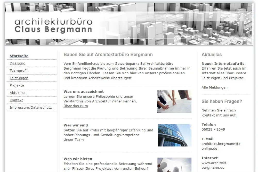 Bergmann Portfolio - Before